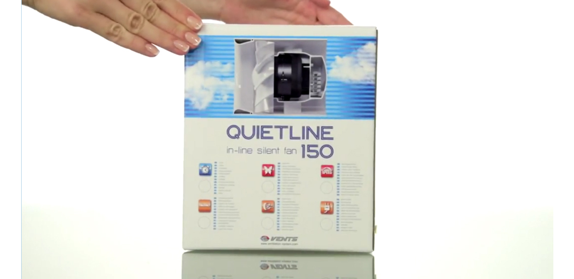 VENTS Quietline 150: a new silent duct fan